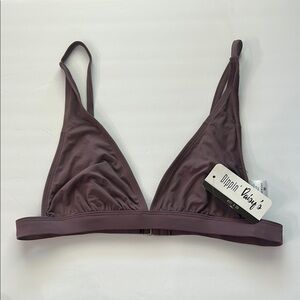 Dippin' Daisy's purple haze yacht top swim bikini size medium NWT